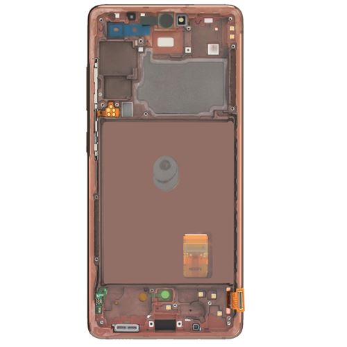 Non Communiqué Orange Bloc Complet Pour Samsung Galaxy S20 Fe 5G Écran Lcd Vitre Tactile Samsung