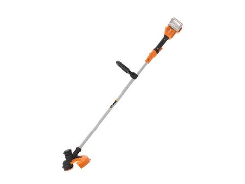 Worx Akku-Rasentrimmer "WG183E.9" Doppelfaden, verstellbarer Griff, ohne Akku und Ladegerät