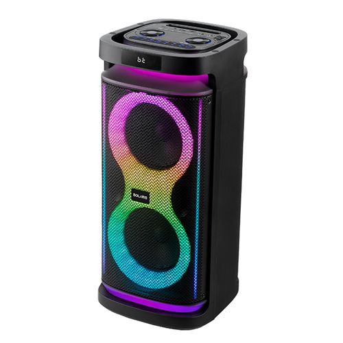 Enceinte Bluetooth 5.0 TWS 40W avec Effets Lumineux Mod&egrave;le Party X40 avec Radio Noir