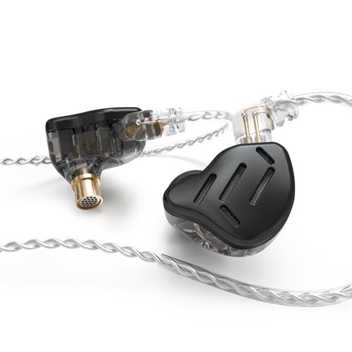 Écouteurs intra-auriculaires filaires KZ ZAX noir