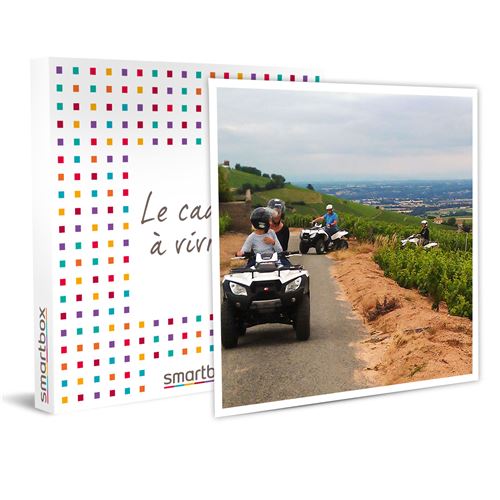 SMARTBOX - Coffret Cadeau Loisir en famille : randonnée en quad pour 2 adultes et 1 enfant vers Brive-la-Gaillarde-Sport & Aventure