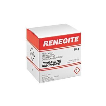Caja de renegite (15 bolsas) limpiador cafeteras