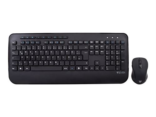 V7 CKW300DE - Toetsenbord en muis set - draadloos - QWERTZ - Duits