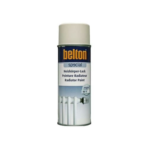 Bombe de peinture - Blanc crème - Pour radiateur - Jusqu'à 120°C - Belton - 400ml