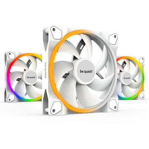 Be Quiet! Blanc Light Wings White - Triple-Pack 140Mm Argb/Pwm - Image 3