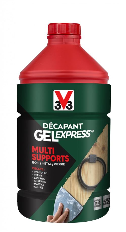 Non Communiqué Décapant Multisupport V33 Gel Express, 2 L