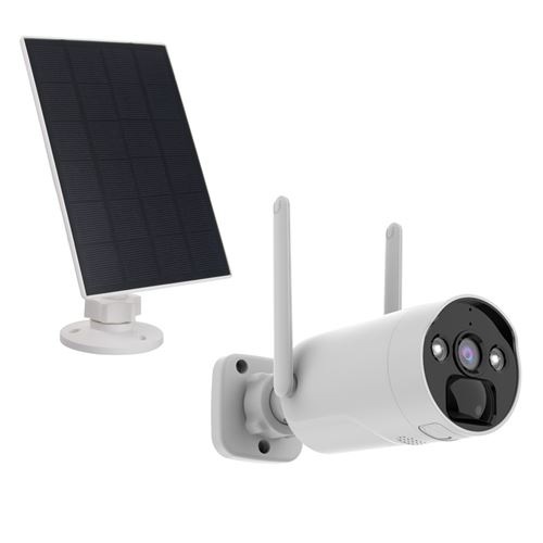 Caméra rechargeable + Panneau solaire pour KIT écran 7 enregistreur 4MP ULTRA HD