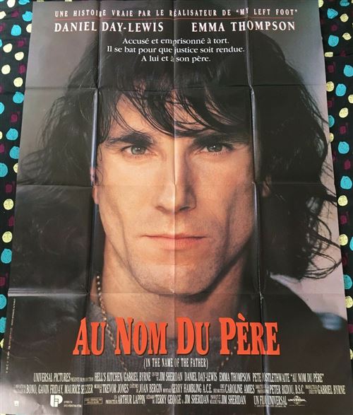 AU NOM DU PÈRE - 1993 - Daniel day-Lewis - 116x158cm - Affiche de cinéma originale pliée