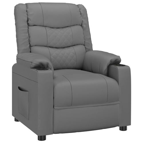 Vidaxl Gris Fauteuil Inclinable Similicuir - Image 3