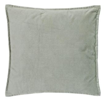 Atmosphera Créateur d'intérieur - Coussin Déhoussable "Lilou" 55x55cm Vert Céladon - 1
