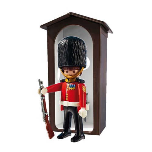Garde Royale Articulé Avec Guérite De Sécurité Playmobil Playmobil Multicolore