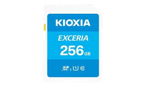 KIOXIA EXCERIA - Carte mémoire flash - 256 Go - UHS-I U1 / Class10 - SDXC UHS-I