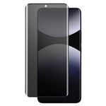 Coque Portefeuille + Verre Trempé Anti-espion Pour Xiaomi Redmi Note 14/Pro - Noir
