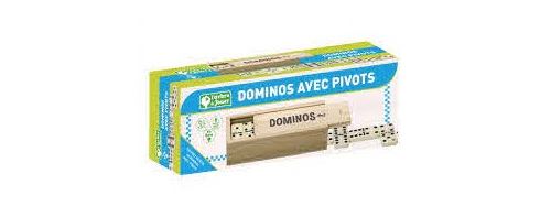Non Communiqué Multicolore Domino Avec Pivots En Coffret Bois