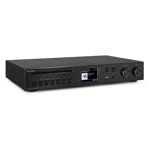 Audizio Brescia Amplificateur Hi-Fi Avec Radio Internet 120W - Noir, Radio Dab+ / Fm, Bluetooth 5.0, Cd, Mp3, Usb