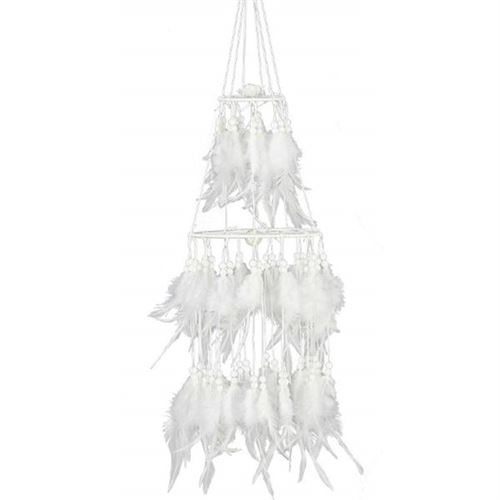 Non Communiqué Multi Attrape-Rêve Suspension De Plumes Avec Guirlande Capteur Dream Catche