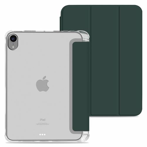 Non Communiqué Vert Nuit Etui En Pu Antichoc, Anti-Rayures Avec Support Tripliure Et Porte-Stylo Pour Votre Ipad Mini (2021)