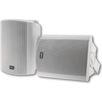 STUDIOFINIX Enceinte Extérieur 6,5" 400W | IP66 Anti-Pluie | Montage Murale | Son Puissant Pour Jardin