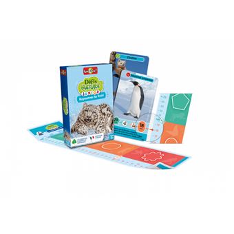 Jeu de cartes Bioviva Défis Nature junior Royaumes du froid