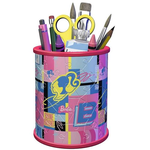 Non Communiqué Puzzle 3D Pot À Crayons 54 Pièces : Barbie Ravensburger