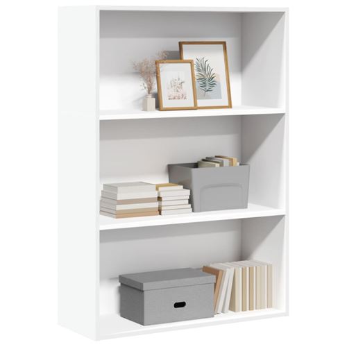 vidaXL - Bibliothèque - 80x30x114 cm - Blanc - Image 3