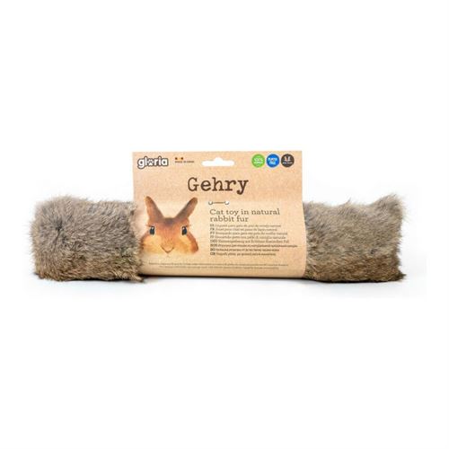Jouet Pour Chats Gloria Gehry Coussin Peau Naturelle Cuir (40 X 11 Cm)
