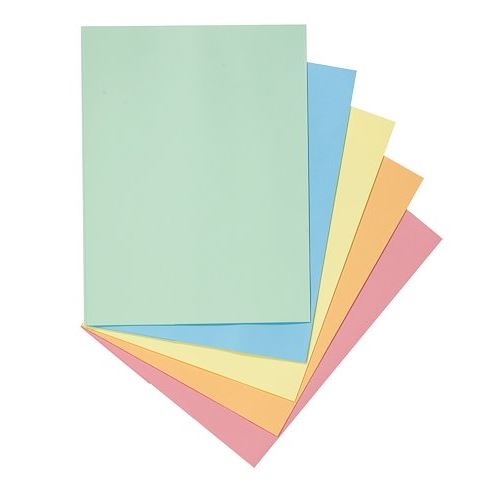 Chemise à rabat latéral Exacompta - 24 x 32 cm couleurs assorties - Paquet de 50 - Rainex