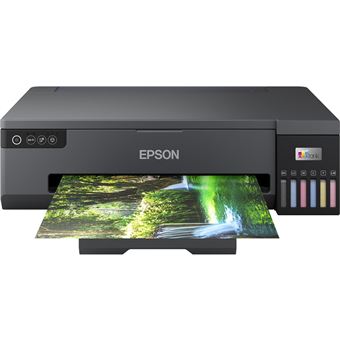 Epson EcoTank ET-18100 - Imprimante - couleur - jet d'encre - rechargeable - A3 - 5 760 x 1 440 ppp - jusqu'à 8 ppm (mono)/jusqu'à 8 ppm (couleur) - capacité : 80 feuilles - USB, Wi-Fi - 1