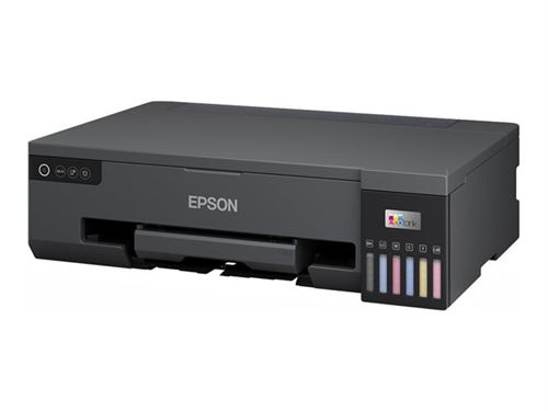Epson EcoTank ET-1810 - Imprimante - couleur - jet d'encre - rechargeable -  A4 - 5 760 x 1 440 ppp - jusqu'à 10 ppm (mono)/jusqu'à 5 ppm (couleur) -  capacité : 100 feuilles - USB, Wi-Fi - noir