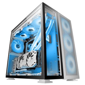 Tour Custom XXL E-ATX Mars Gaming MC-NOVA Aluminium Aérospatial Verre Trempé USB-C - 1