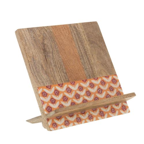 Non Communiqué Marron Porte Livre Sofia 21 Cm - Amadeus - Bois De Manguier