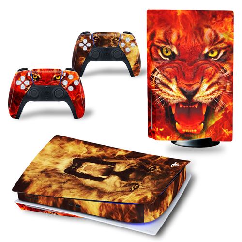 Non Communiqué Sticker Pour Sony Console Ps5, Tigre-110