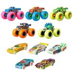 Voiture Hot Wheels - Coffret 10 Monster Truck phosphorescent
