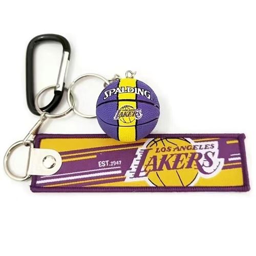Non Communiqué Multicolore Porte-Clés Nba Los Angeles Lakers
