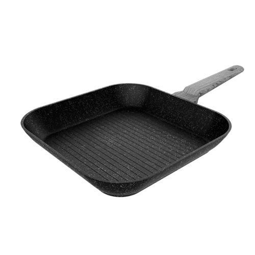 Grill Cecotec Polka Exclusive 28 Grill Wood&Rock Gril de 28 cm en aluminium forgé.
