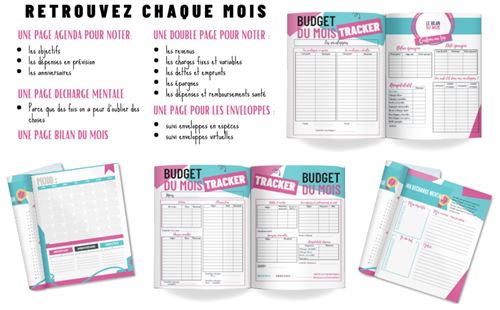 Budget planner enveloppe: Carnet de gestion bugdétaire par la technique des  enveloppes (French Edition)