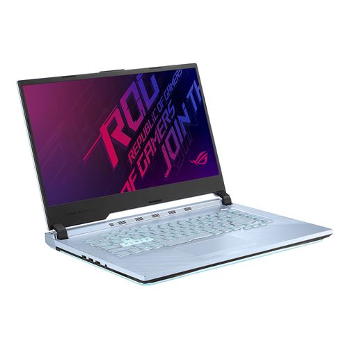 Ordinateur / PC Portable Asus Rog Studio 15 Px531Gt-Bq396R - Core i7 9750H / 2.6 Ghz - Win 10 Pro - 16 Go Ram - 512Go SSD - 15.6" Ips 1920 X 1080 (Full Hd) - Gf Gtx 1650 - 802.11Ac, Bluetooth - Bleu Glacier avec Barre Lumineuse, Bleu Glace Imr (Clavier)