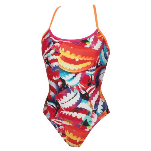 Maillot de bain 1 pièce Speedo End elec single orange Blanc taille : 40 réf : 60233