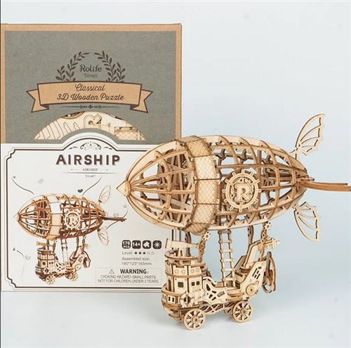 Maquette en bois dirigeable - Puzzle 3D - Achat & prix