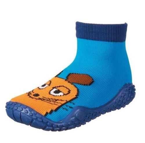 Playshoes chaussettes de bain junior souris bleu