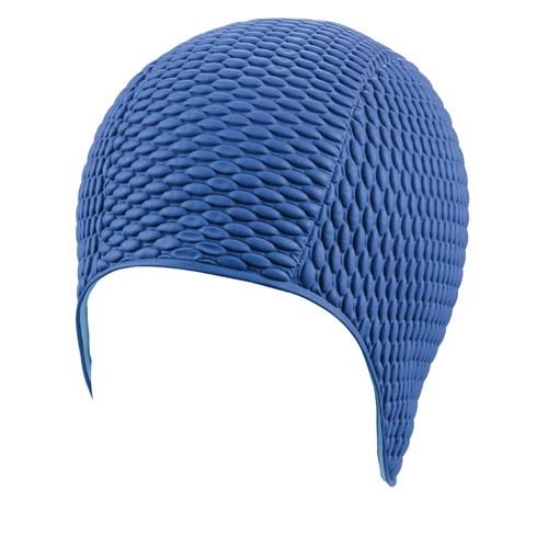 BECO  bonnet de bain femme bulles bleu fonc&eacute; taille unique 