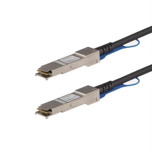 Startech.com Noir Startech 0.5M Qsfp+ Direct Attach Cable - Msa Compliant - 40G Qsfp+ - Image 1