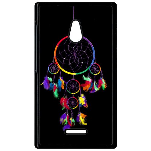 Coque Nokia X2 Attrape Rve Arc En Ciel Fond Noir