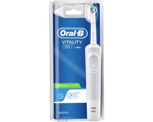 Oral-B Vitality 100 CrossAction - Brosse à dents - blanc