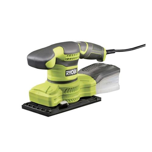 Ryobi - Ponceuse Vibrante 1/3 De Feuille 200 W - 12 000 Osc/Min - Systeme D'Aspiration - Collecteur + 20 Abrasifs - Rss200-Ga20