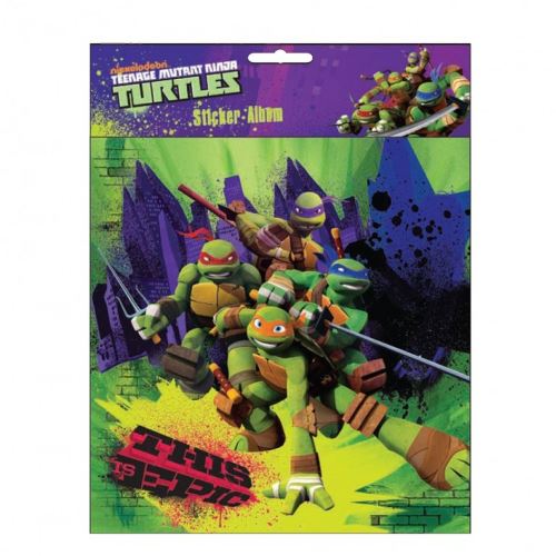 Album pour stickers Les tortues Ninja autocollant Disney enfant - guizmax