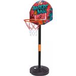 Hudora Chicago – Support Basket Réglable 206-260 Cm, Panneau ABS 90x60 Cm, Pied Lestable, Roulettes