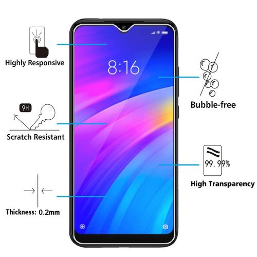 2 Films Protecteurs D'écran Souples 9H Pour Xiaomi Redmi Note 7 - Finition Mate - Pack De 2