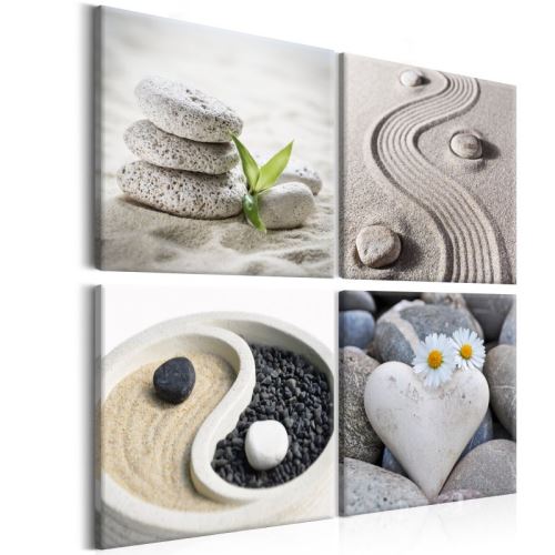 Tableau - Sea: Yin and Yang .Taille : 40x40