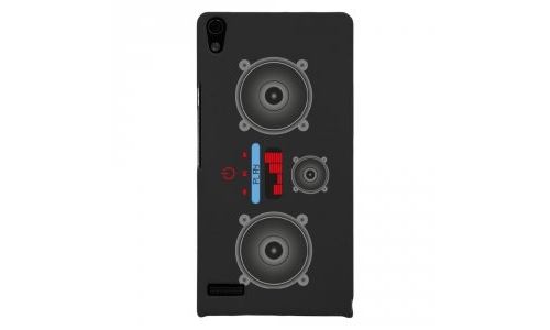 Coque rigide pour Huawei Ascend P6 avec impression Motifs lecteur MP3